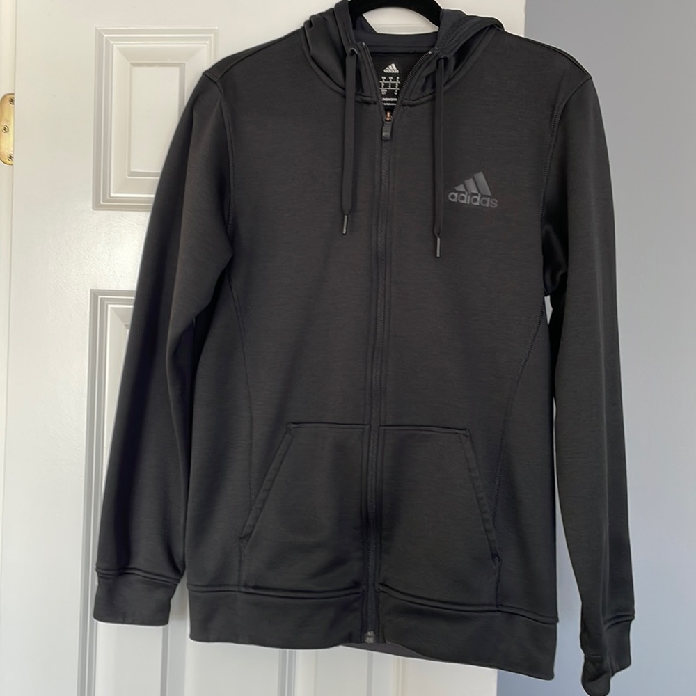 Mens small adidas climawarm zip up hoodie
